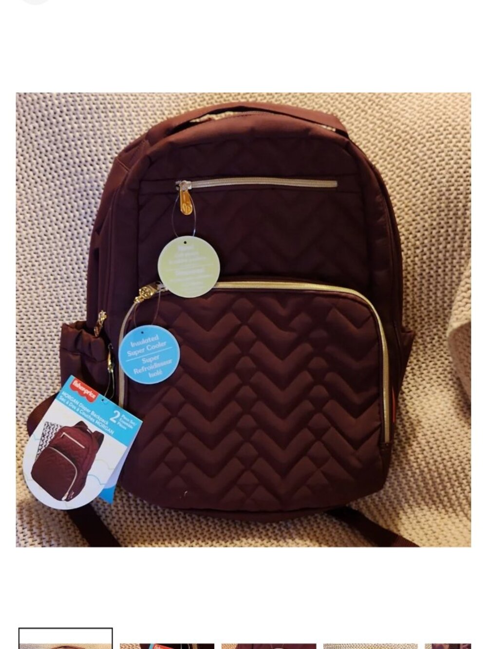 Fisher-Price Diaper Bag Backpack